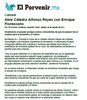 Abre Cátedra Alfonso Reyes con Enrique Florescano.
(El Porvenir.mx, 30/08/2011).
PDF de 52 Kb.