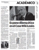 Buscaron silenciar a WikiLeaks: El Pas.
(El Universal.mx, 18/03/2011).
JPG de 345 Kb.