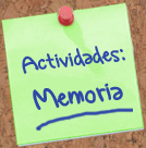 Actividades: Memoria
