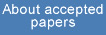 About accepted papers