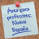 Área para profesores: Nueva España